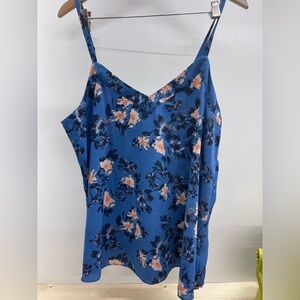Torrid Blue Floral Camisole Top